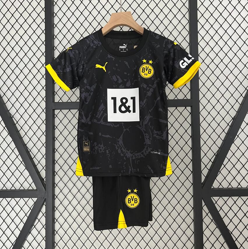 Camiseta Borussia Dortmund Visitante Tipo Fan 23/24 — Pasión Amarilla en Territorio Rival