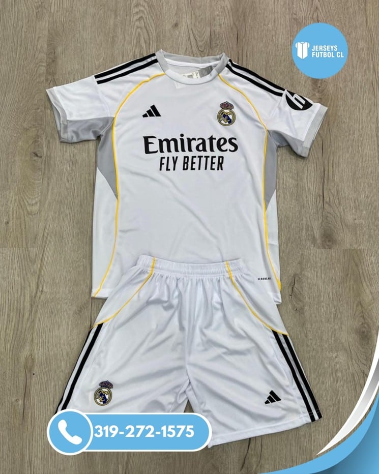 Camiseta Real Madrid Local Tipo Fan 25/26